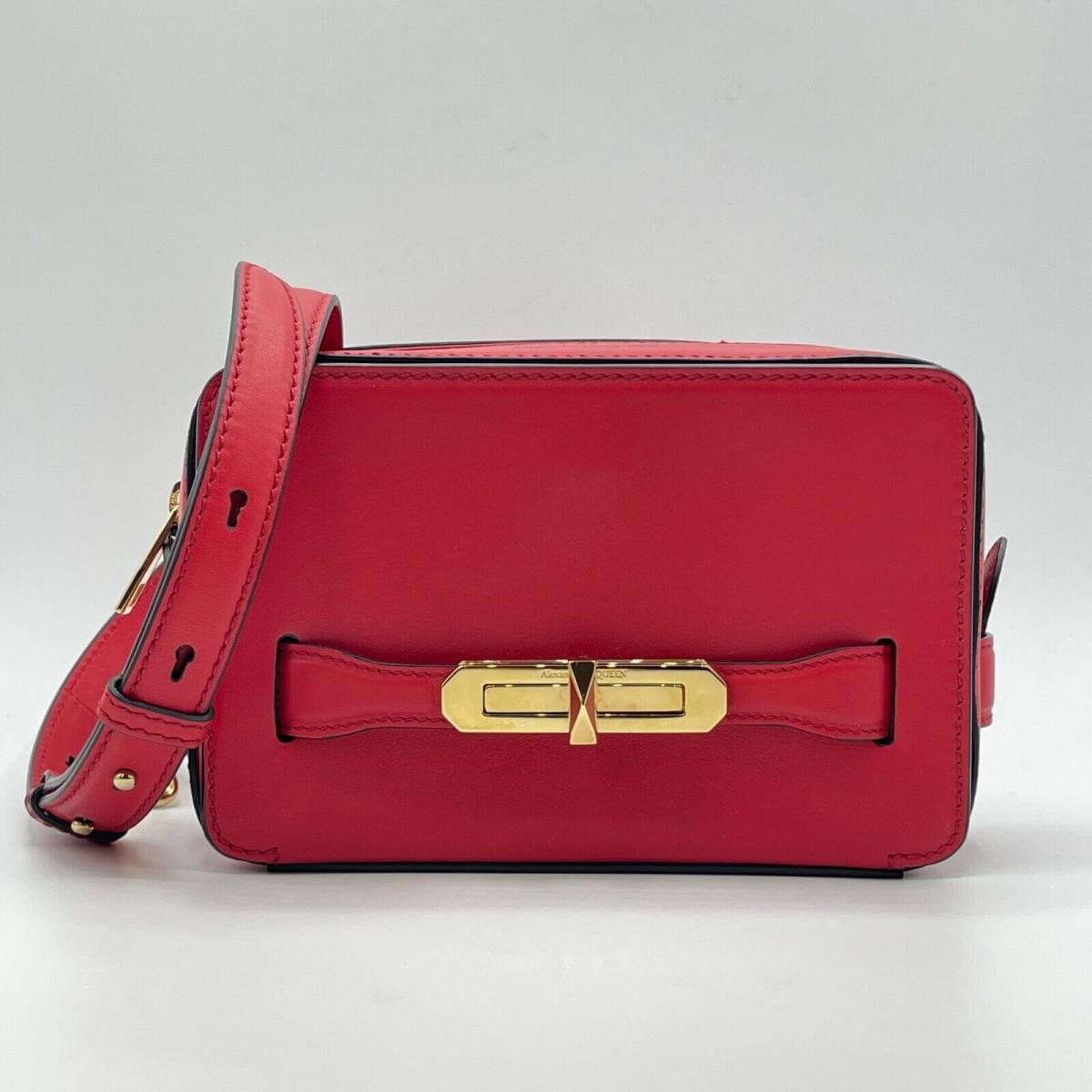 Alexander Mcqueen Myth Red Leather Crossbody Bag 609431 6013