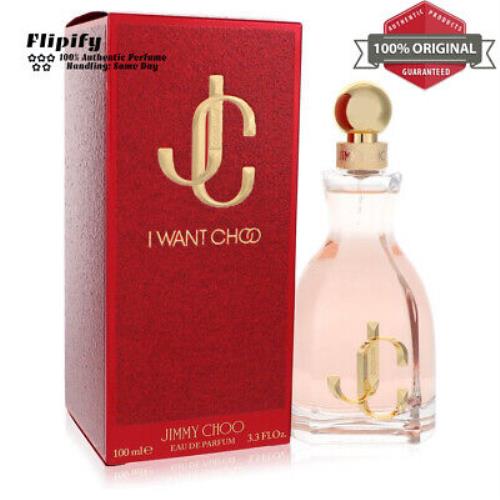 Jimmy Choo I Want Choo Perfume 3.3 oz Edp Spray For Women by Jimmy Choo