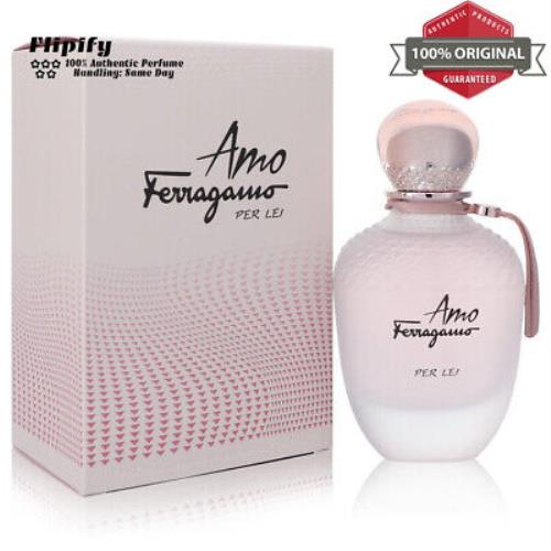 Amo Ferragamo Per Lei Perfume 3.4 oz Edp Spray For Women by Salvatore Ferragamo