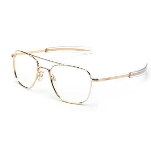 Randolph Engineering Aviator Frames For Prescription Lenses Hidalgos 23K Gold