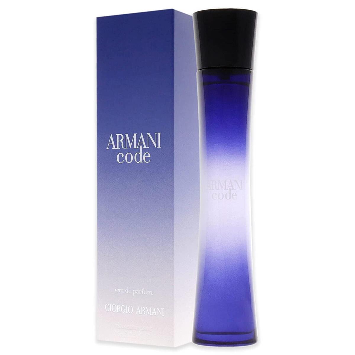 Giorgio Armani Code For Women Eau De Parfum Spray 2.5 Fl Oz 75 ML Perfum