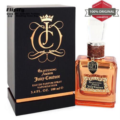 Juicy Couture Glistening Amber Perfume 3.4 oz Edp Spray For Women