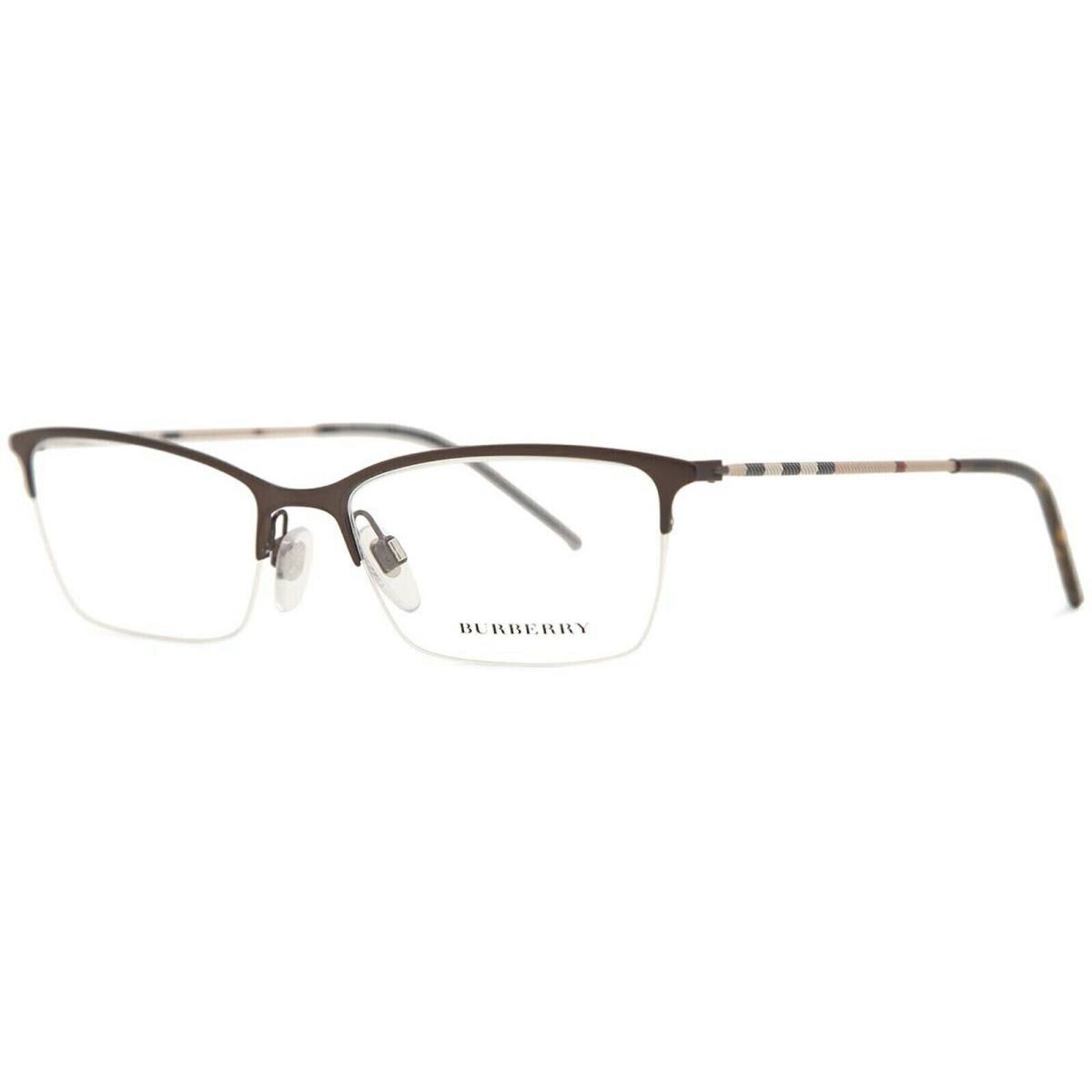 Burberry Women`s BE1278 1012 53 Eyeglasses Matte Brown Optical Frame