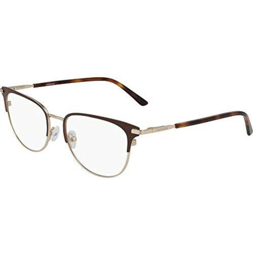 Calvin Klein CK 20303 200 Brown Eyeglasses 52mm with CK Case