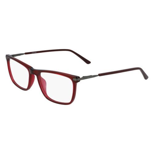 Calvin Klein CK 20512 601 Crystal Oxblood Eyeglasses 54mm with CK Case