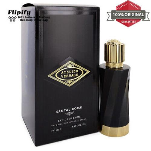 Santal Boise Perfume 3.4 oz Edp Spray Unisex For Women by Versace