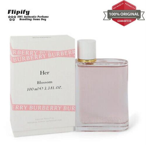 Burberry Her Blossom Perfume 3.3 oz Edt Spray For Women by Burberry