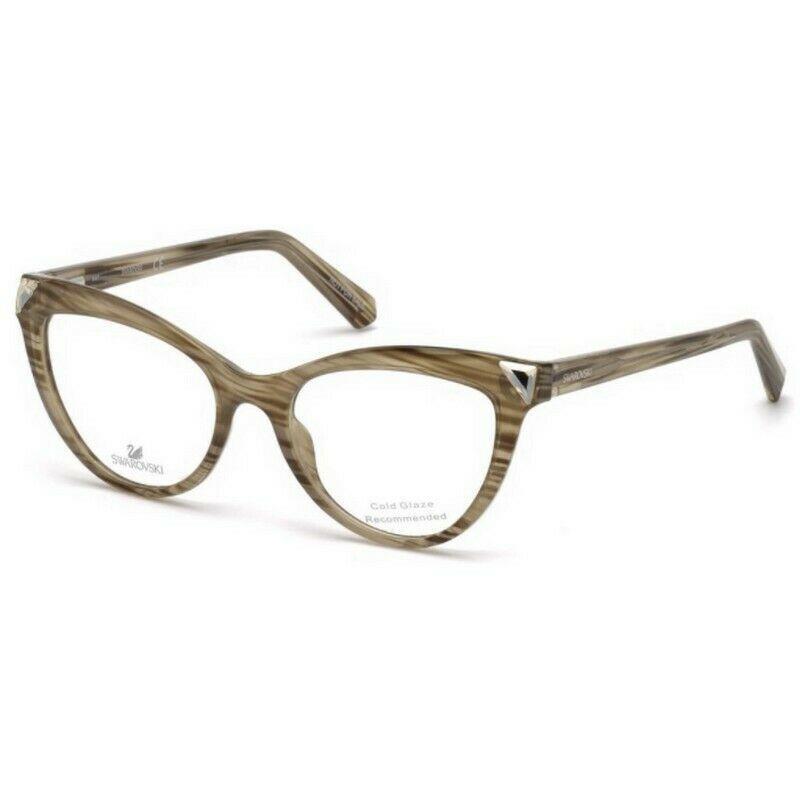 Swarovski SK5268 047 Eyeglasses Light Brown Frame 51mm