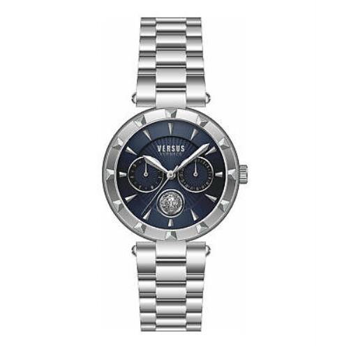 Versus Versace Womens Stainless Steel 36 mm Sertie Bracelet Watch VSPOS5121