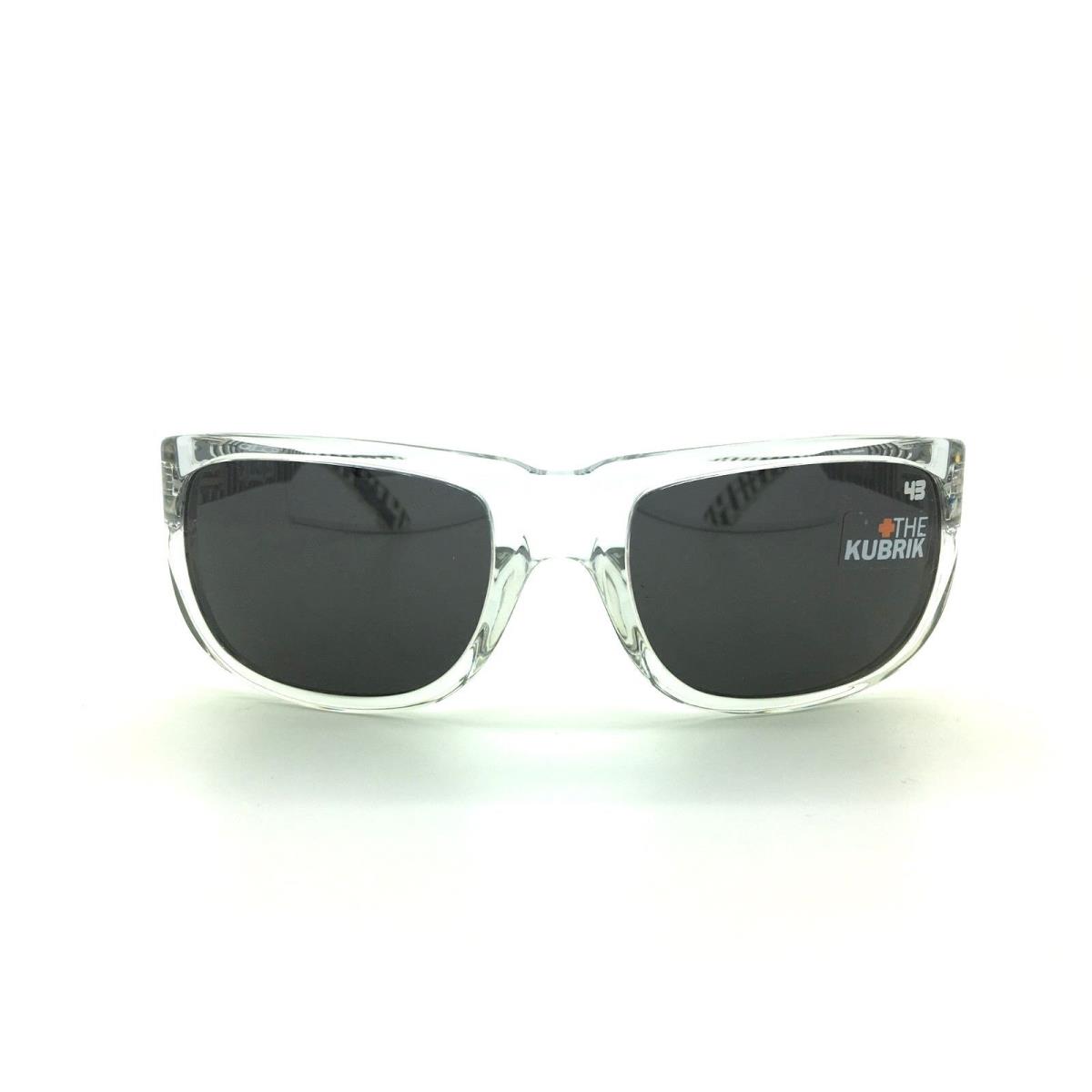 Spy+ Optics Kubrik Sunglasses 670413906121 Block Clear Frame Grey-black Lens