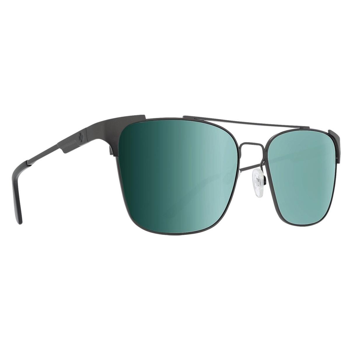 Spy Optics Wingate Sunglasses Polarized Matte Gunmetal/happy Gray Green/silver