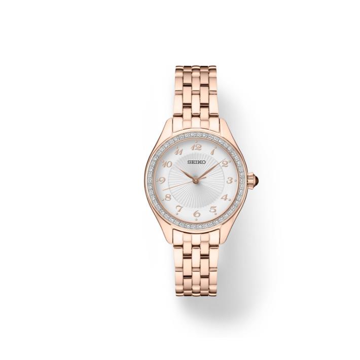 Seiko Essentials Silver Women`s Watch - SUR396