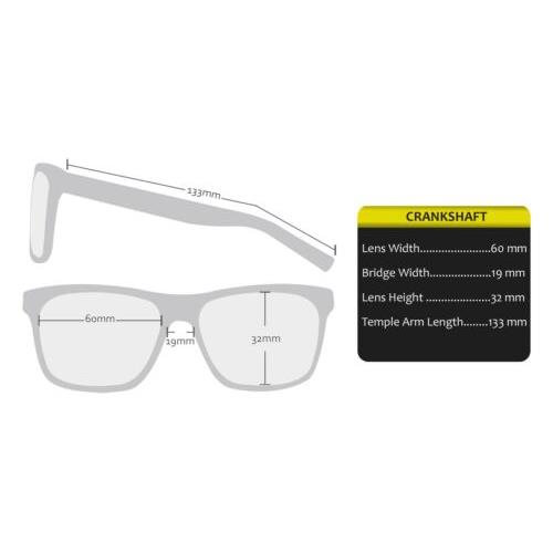 Oakley sunglasses Crankshaft - Clear Frame, Violet Lens 6