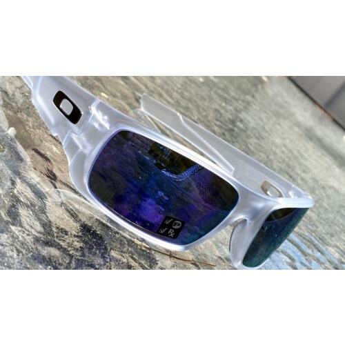 Oakley sunglasses Crankshaft - Clear Frame, Violet Lens 1
