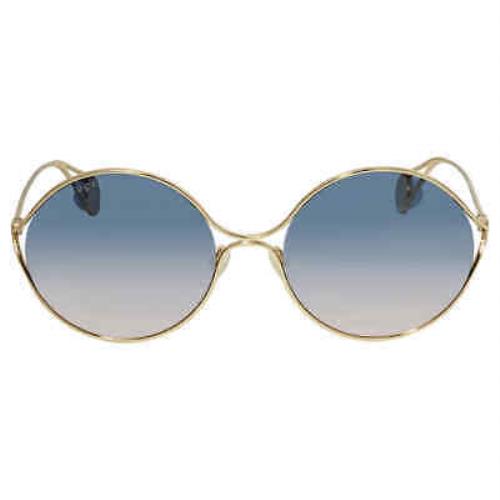 Gucci Bicolor Gradient Round Sunglasses GG0253S-003 58 GG0253S 003 58
