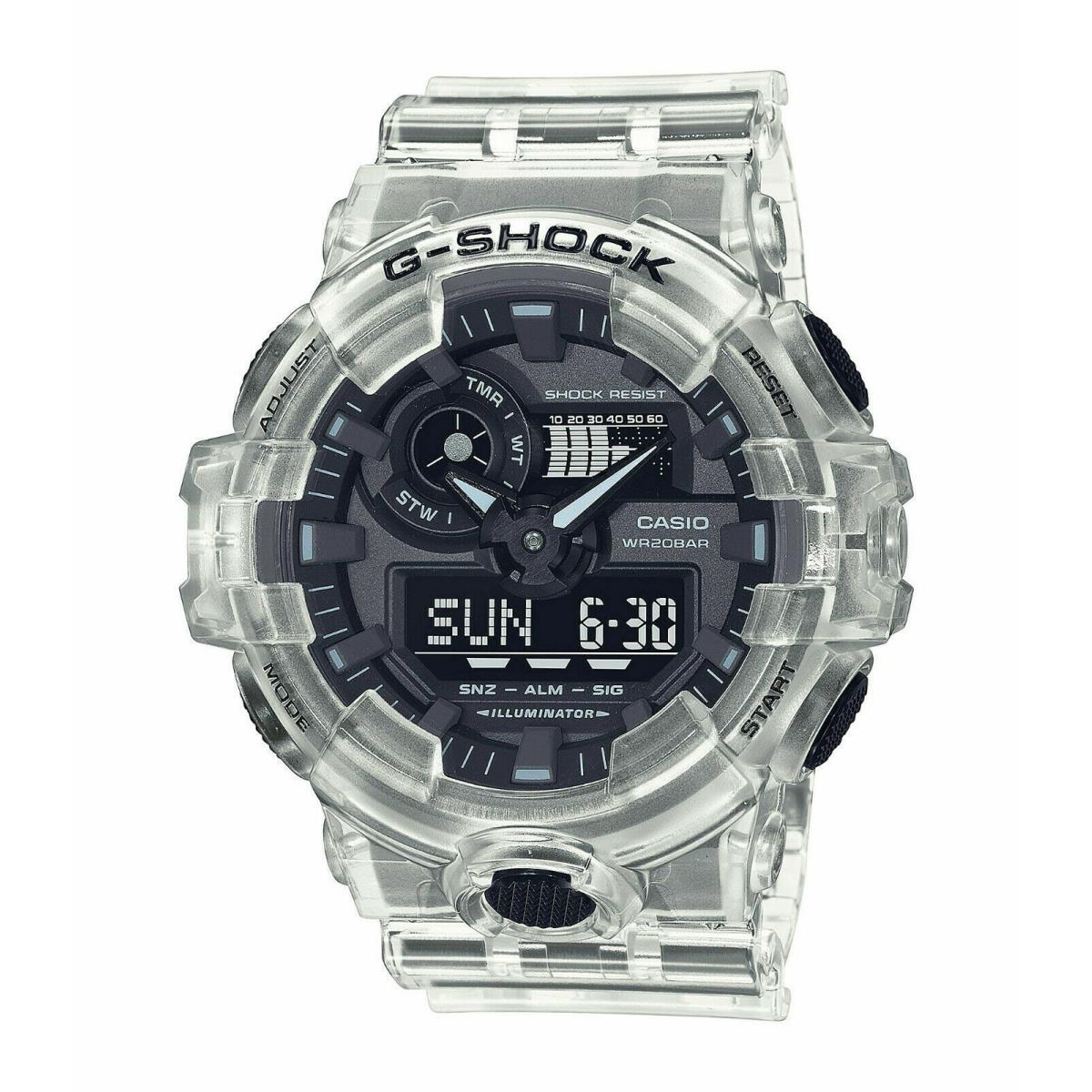 Casio G-shock GA700SKE-7A Ana-digital 3D Semi-transparent Resine Men Watch