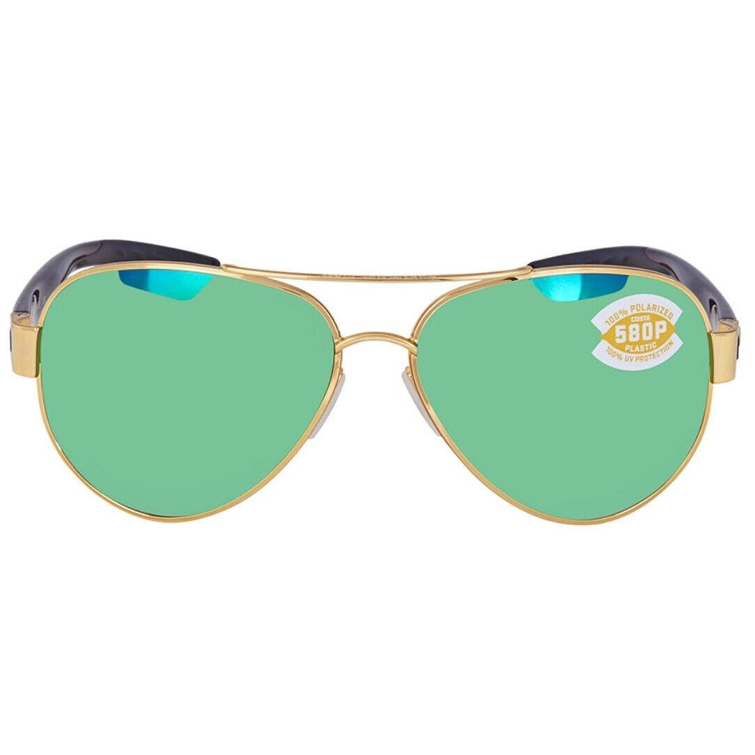 Costa Del Mar South Point Sunglasses Gold/green Mirror 580Plastic - Frame: Gold, Lens: Green Mirror 580Plastic