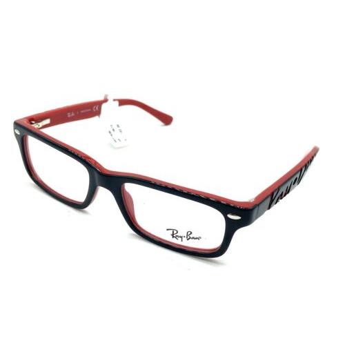 Ray Ban Junior RB1535 3573 Childrens Black Red Eyeglasses Frames 48-16-130 - Black , Black & Red Frame, 3573 Manufacturer