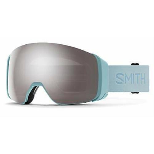 Smith Optics 4D Mag Snow Goggles Chromapop Birdseye Vision Ski Goggles Polar Blue/Sun Platinum