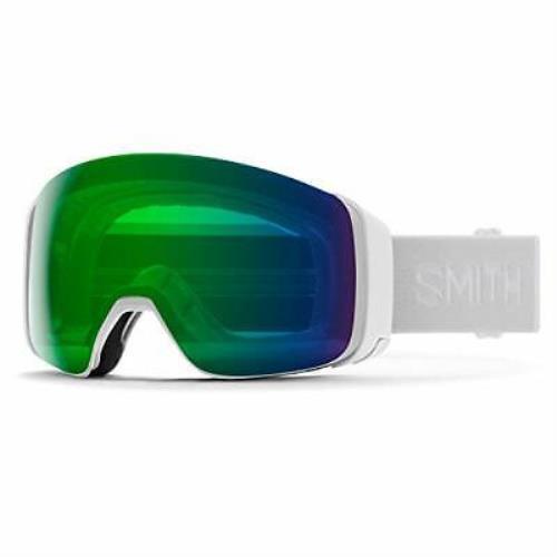 Smith Optics 4D Mag Snow Goggles Chromapop Birdseye Vision Ski Goggles White/Everyday Green