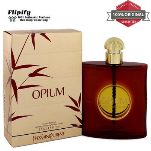 Opium Perfume 3 oz Edp Spray Packaging For Women by Yves Saint Laurent