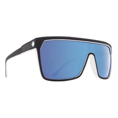 Spy Optic Flynn Sunglasses - Whitewall / Happy Gray Green Light Blue Spectra