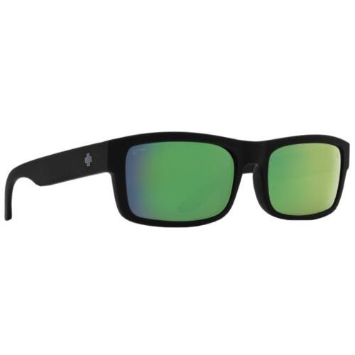 Spy Optic Discord Lite Sunglasses - Matte Black / Happy Bronze Polar Green - Matte Black Frame, Bronze Polar Green Spectra Lens