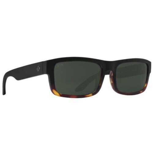 Spy Optic Discord Lite Sunglasses - Soft Matte Black Tort Fade / Happy Polar