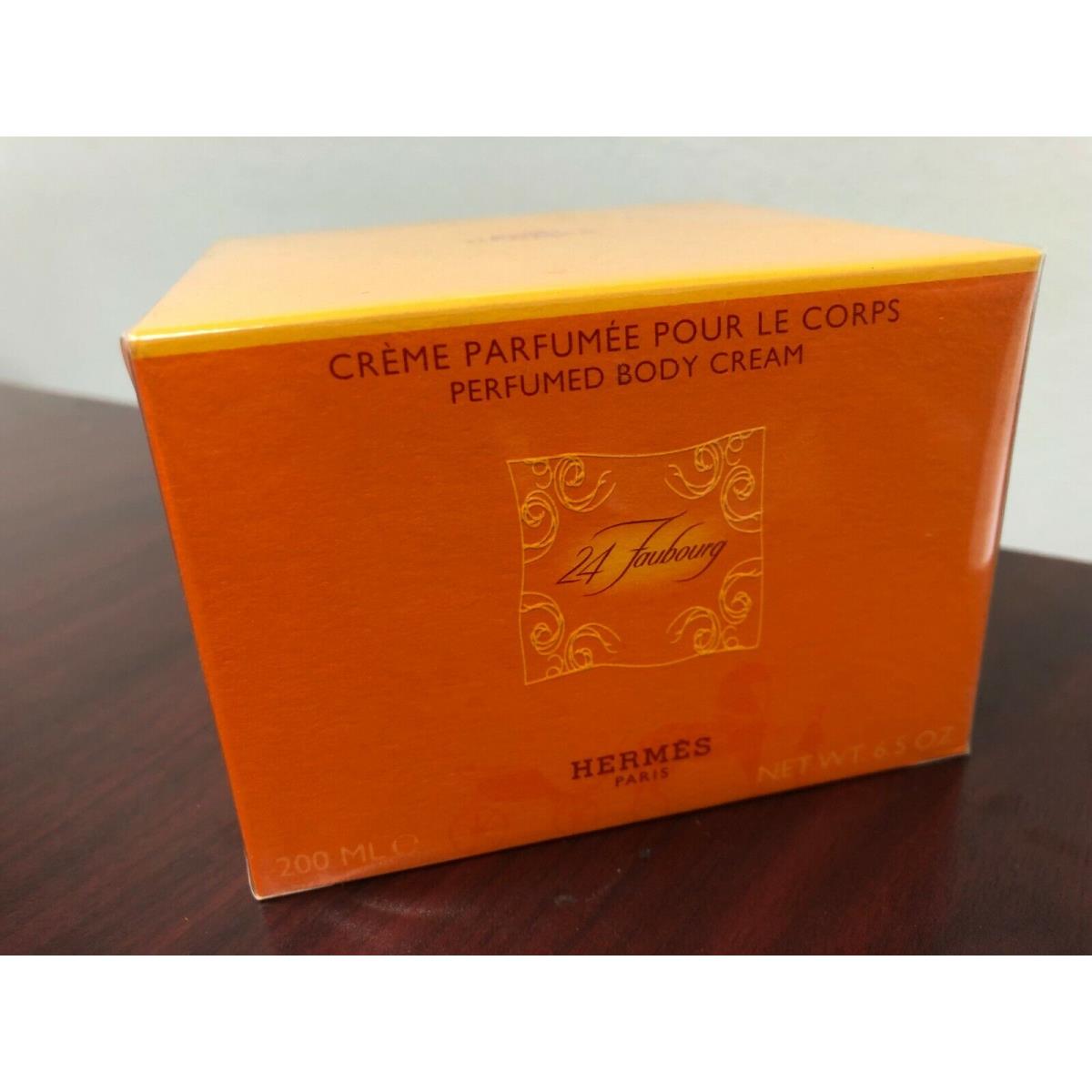 24 Faubourg by Hermes Parfums 6.5 oz / 200 ML Perfumed Body Cream Box