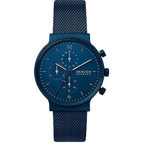 Skagen Men`s Ancher Blue Dial Watch - SKW6763