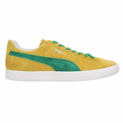 puma green yellow shoes