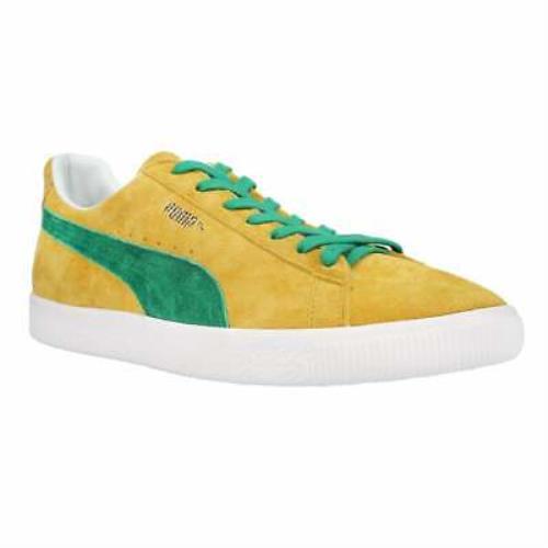 puma green yellow shoes