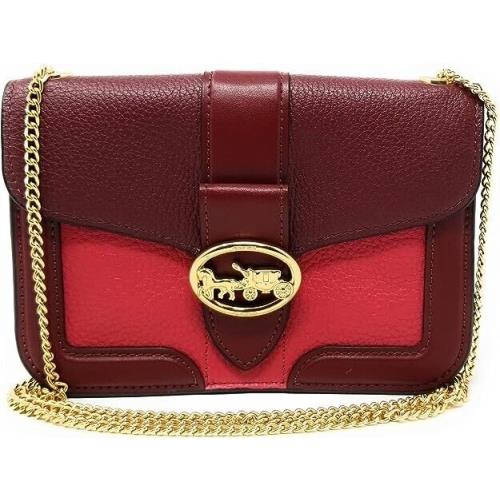 Coach Georgie Oxblood Wine Shoulder or Crossbody Bag