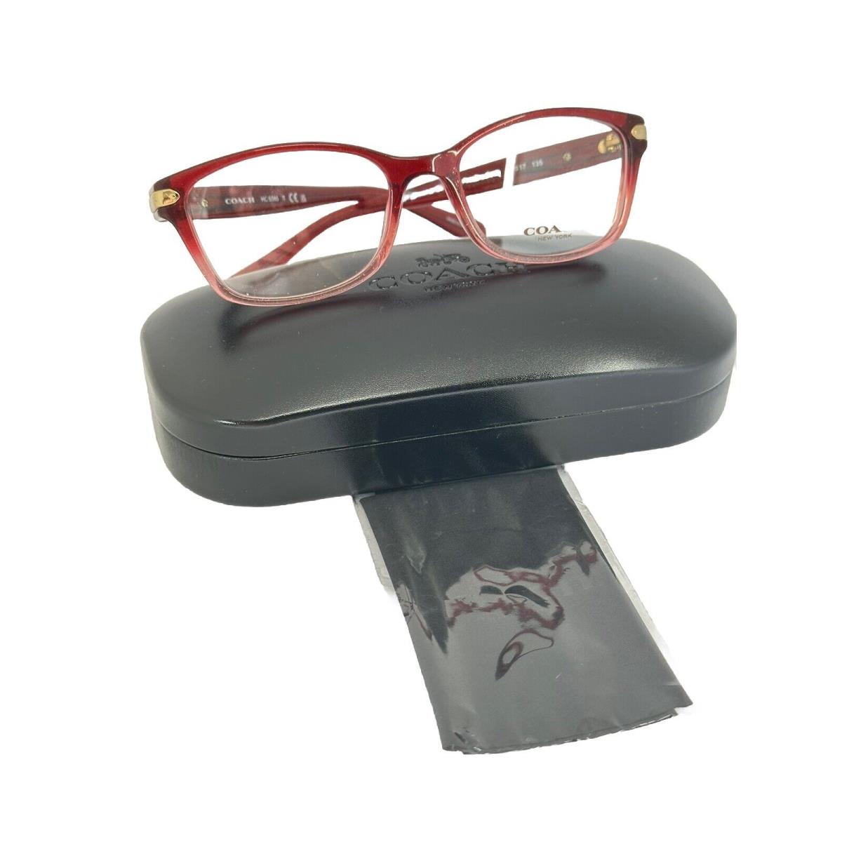 Coach HC 6065 5551 Shimmer Burgundy Pink 51.17.135 Women s Eyeglasses Frames