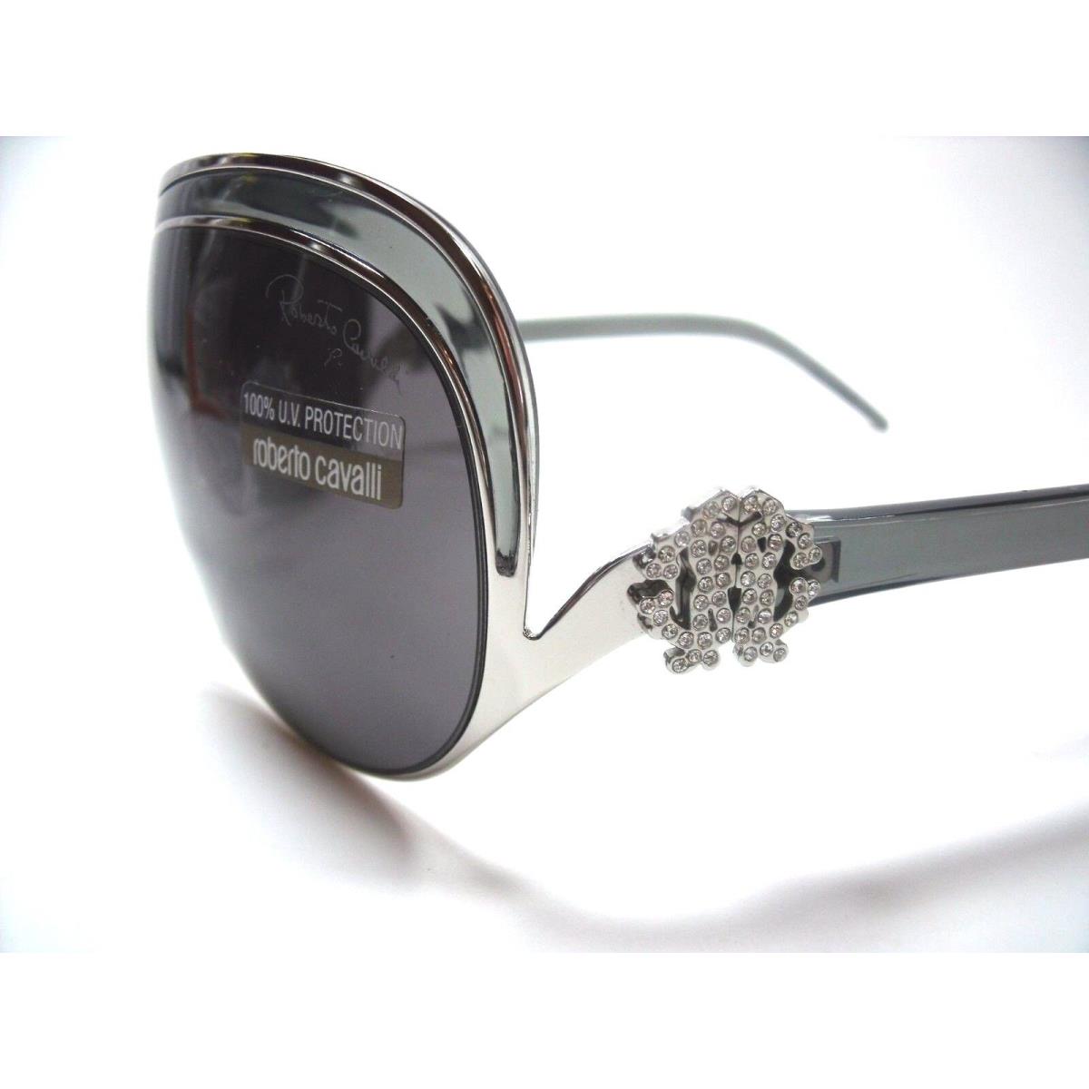 Roberto Cavalli Sunglasses Amazzonite 465S Silver Gray 18 Size 72mm