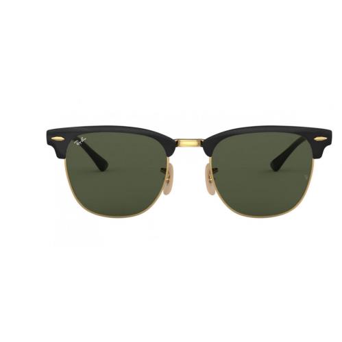 Ray Ban Clubmaster Metal Green Square Unisex Sunglasses RB3716-187-51