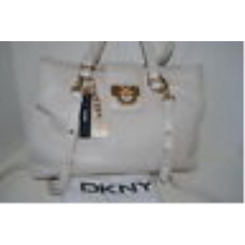 Dkny Crosby-classic Lock Grain Leather Bag Purse