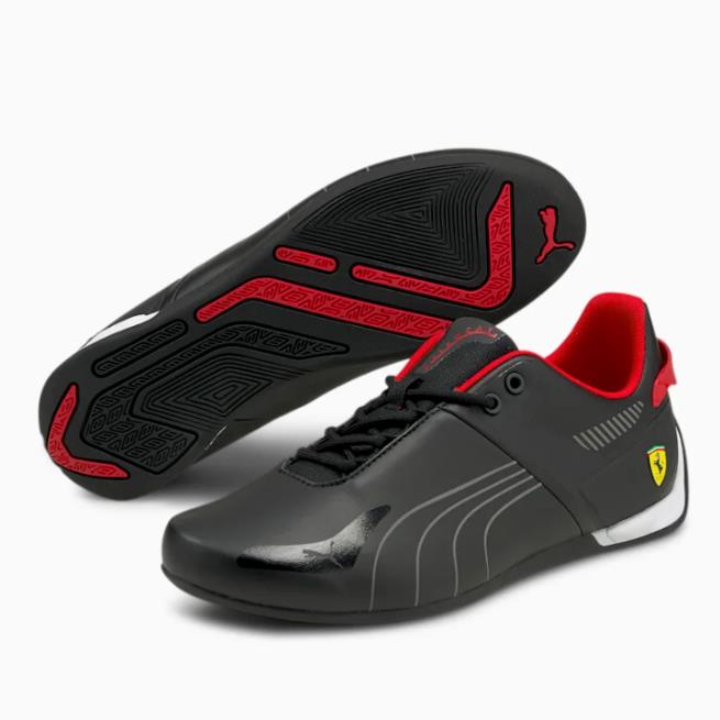 Men`s Puma Black Scuderia Ferrari A3rocat Motorsport Sneakers Shoes