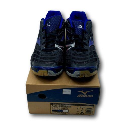 Women`s Mizuno Wave Lightning RX Volley Ball Shoes Blue / Black Size W11.5