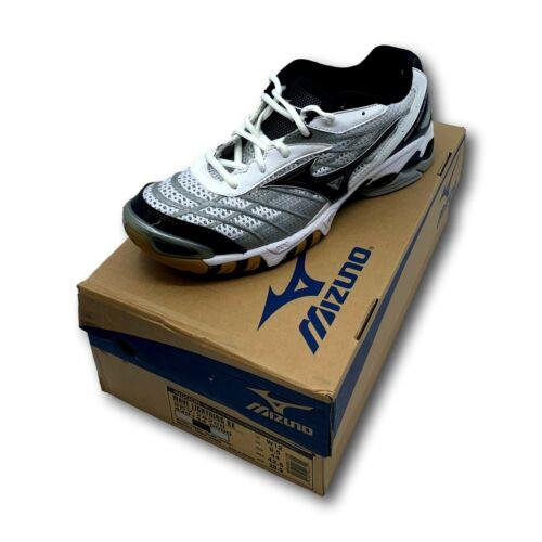 Women`s Mizuno Wave Lightning RX Volley Ball Shoes White / Black Size W12