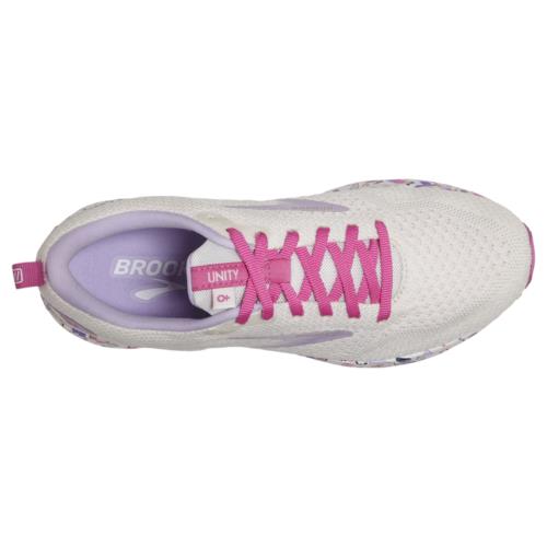pink and grey brooks shoes