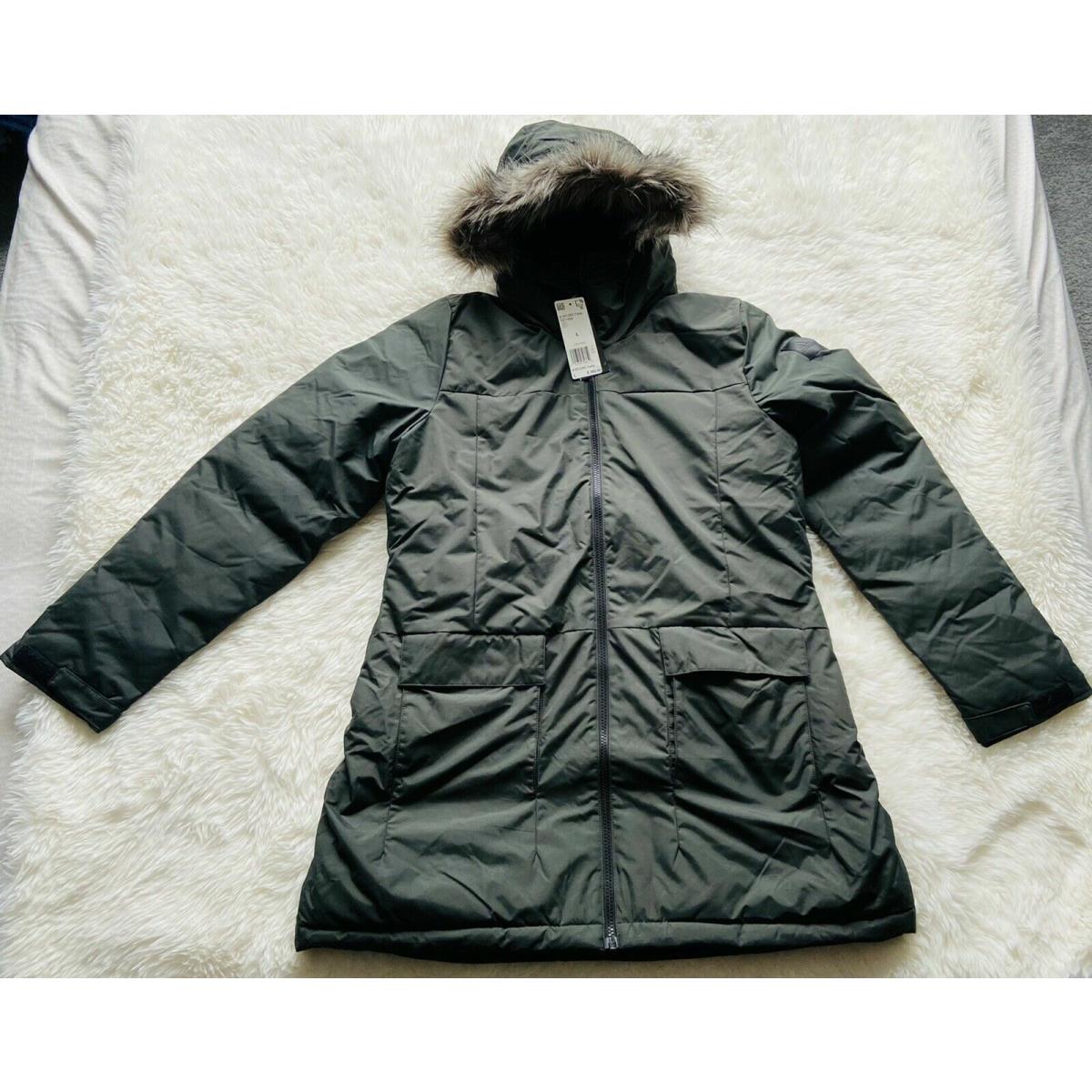 Adidas Xploric Parka Women`s Size Med Winter Coat Olive Green DZ1498 Snow
