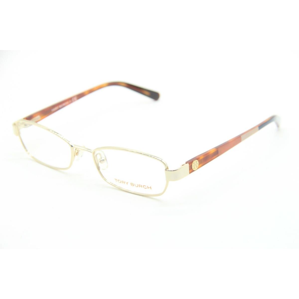 Tory Burch TY 1027 106 Gold Brown Frames Eyeglasses TY1027 50-17