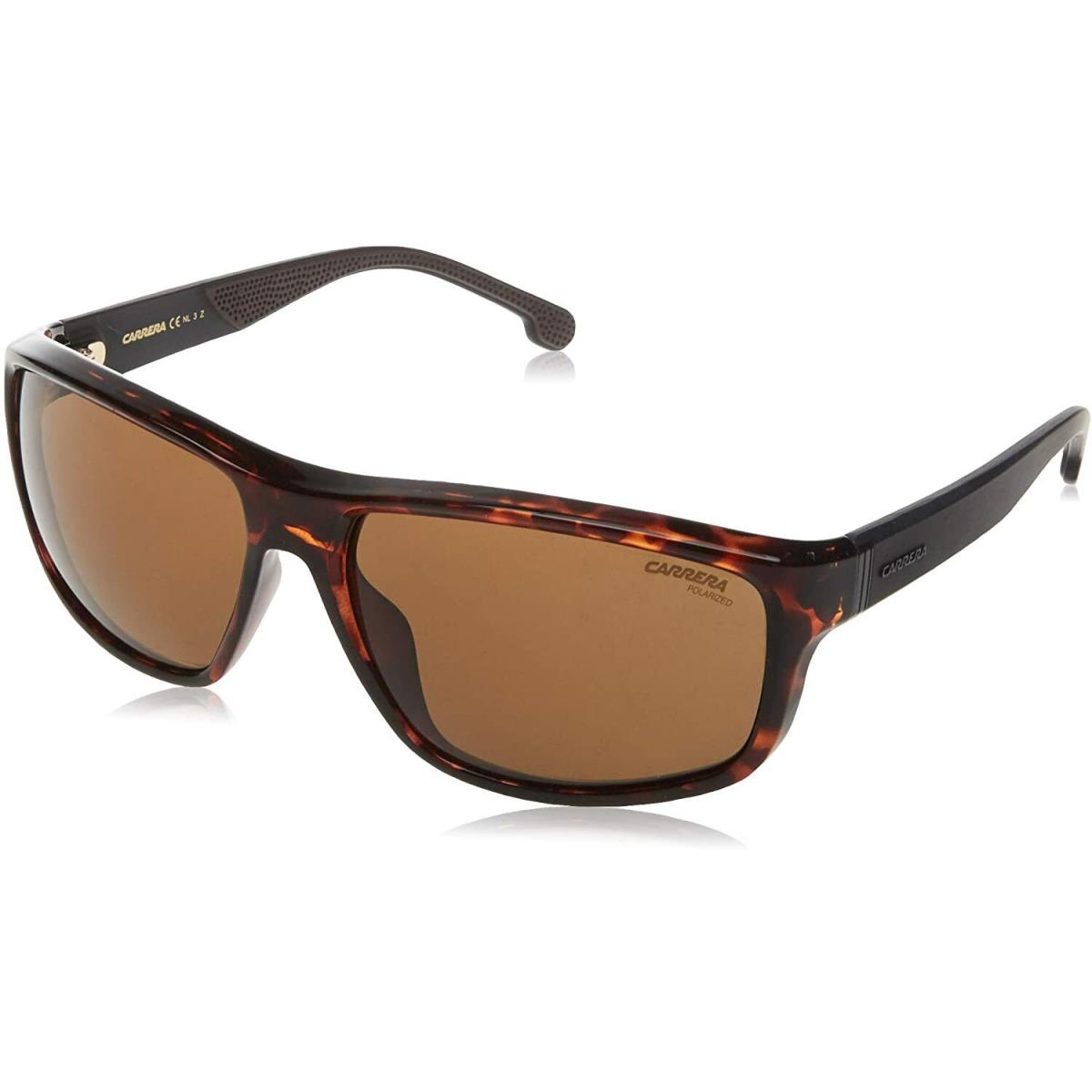 Carrera 8038/S 086 SP Dark Havana Brown Polarized Sunglasses