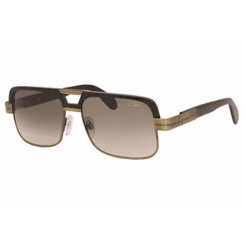 Cazal Legends 993 001 Sunglasses Men`s Black-gold/brown Gradient Lenses 58mm - Black Frame, Brown Lens
