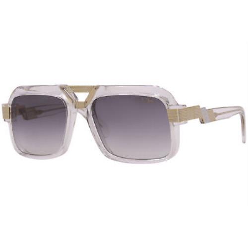 Cazal Legends 669 003 Sunglasses Men`s Crystal-gold/grey Gradient Lenses Pilot