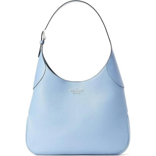 Kate Spade New York Aster Pebbled Leather Shoulder Bag Dusty Blue