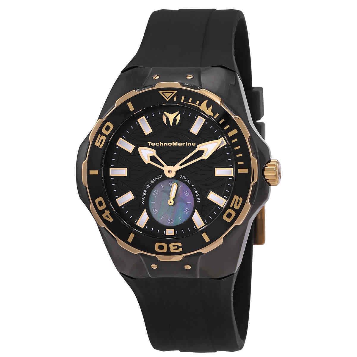 Technomarine Cruise Quartz Black Dial Men`s Watch TM-120015