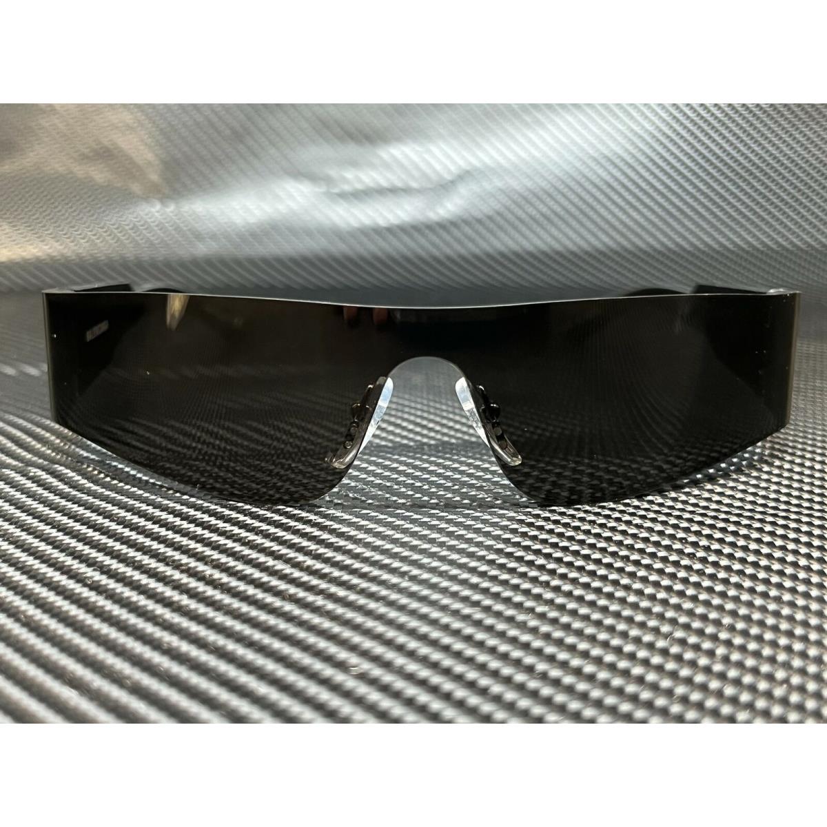 Balenciaga BB0041S 001 Grey Rectangular 99 mm Unisex Sunglasses