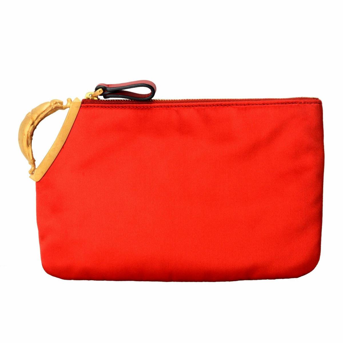 Valentino Garavani Women`s True Red Griffin Finger Clutch Bag